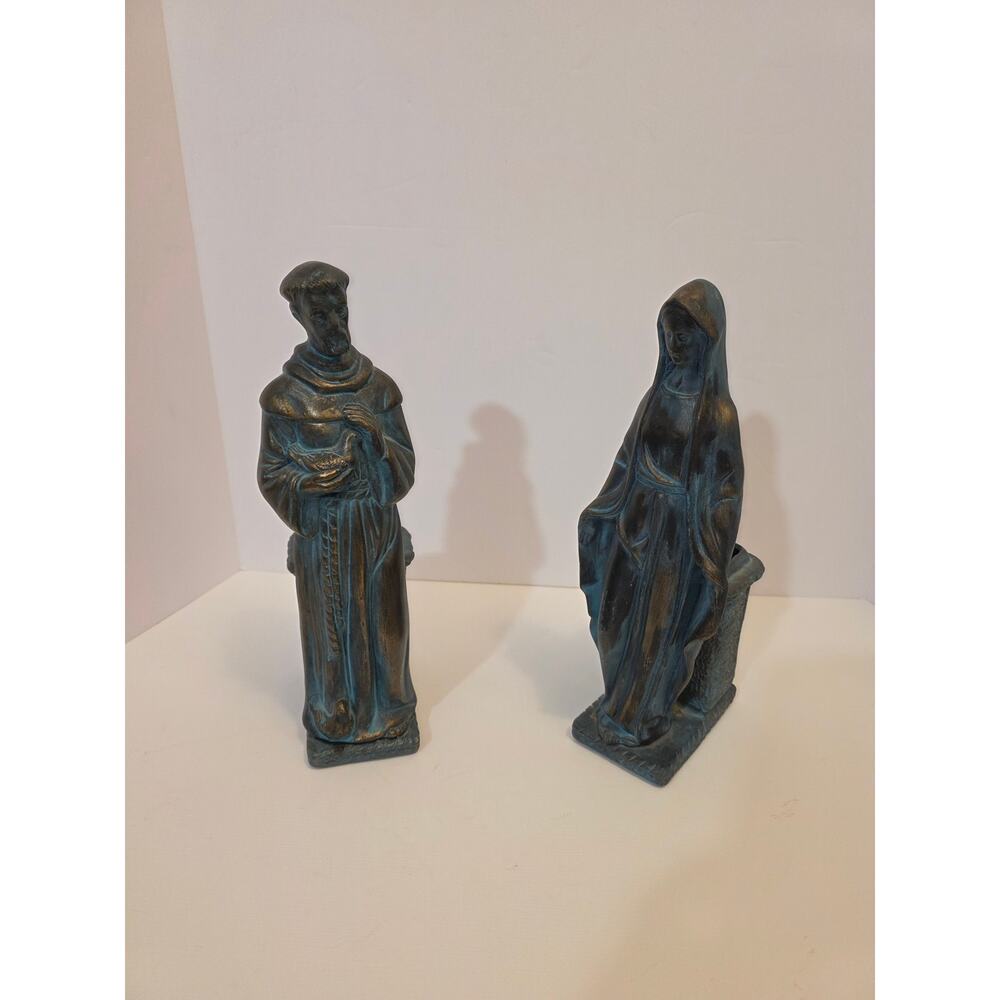 Jim Marvin Collection Statues of Mother of Mary & Religious Figural Bookends - Picture 13 of 13